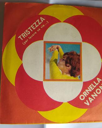 Disco 45 giri Ornella Vanoni: "Tristezza"