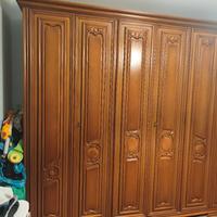 Armadio 6 ante stile classico con intarsi 