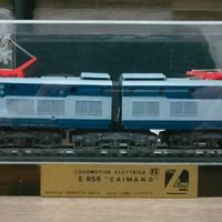 Trenino LIMA locomotiva FS E 656 "CAIMANO" in teca