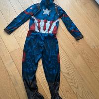 Vestito di canevale di captain america
