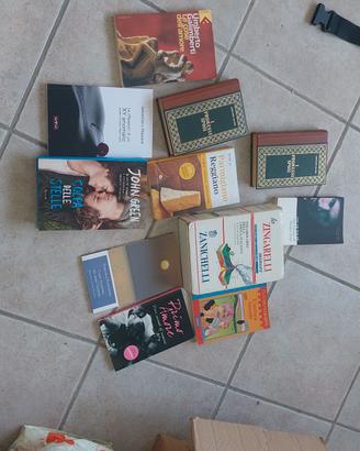 insieme di libri