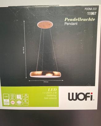 Lampadario Sospensione LED WOFI Poona 222