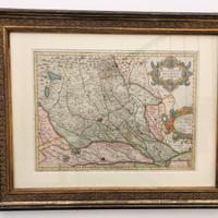 Antica stampa Magini Ducato di Milano