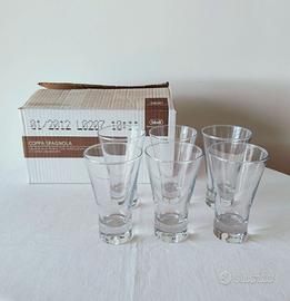 Bindi set 6 bicchieri Coppa Spagnola, con scatola