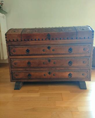 Baule/cassettiera artigianato spagnolo