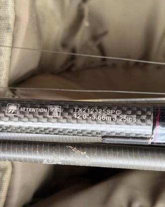 3xCanne Shimano Tribal TX-2 12ft 3,25lb-Anello50mm