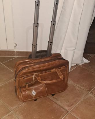 borsa trolley  in pelle