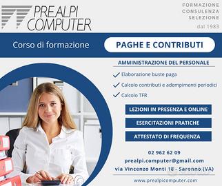Corso serale paghe e contributi