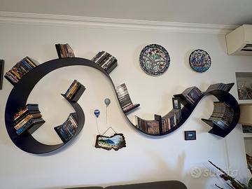 Bookworm blu cobalto 11 reggilibri
