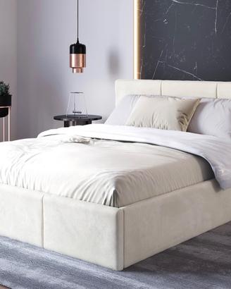 Letto contenitore imbottito 120x200