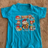 Maglietta corta Bimbo Eroi greci blu