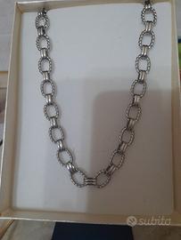collana maglia acciaio 