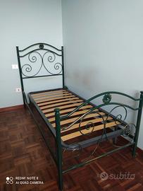 letto singolo in ferro 