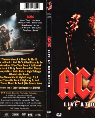 DVD Musica  AC/DC Live at Donington