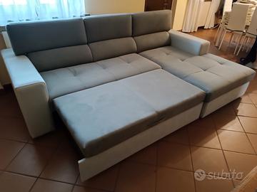 divano letto con penisola