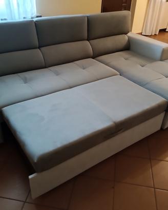 divano letto con penisola