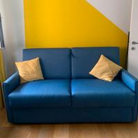 Divano letto matrimoniale con materasso alto 18cm