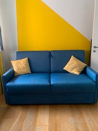 Divano letto matrimoniale con materasso alto 18cm