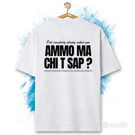 T-shirt Oversize - Ammo Ma Chi T Sap?