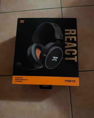 Cuffia Gaming e-Sport Fnatic React