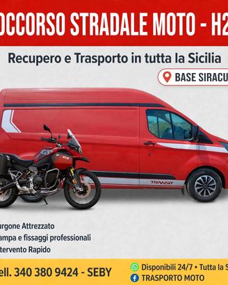 TRASPORTO SOCCORSO RECUPERO MOTO SCOOTER QUAD 