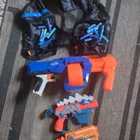 Pistole e gilet nerf