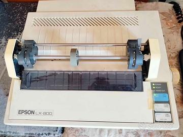 Stampante Epson LX-800 funzionante x collezionisti