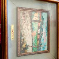 Quadro F. De Vito Olio su Tavola Anni '70