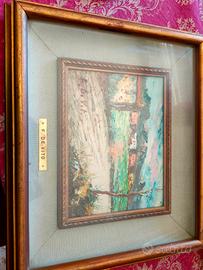 Quadro F. De Vito Olio su Tavola Anni '70