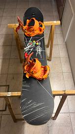 Tavola Snowboard Salomon Craft 154+Attacchi rapidi