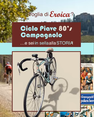 Bicicletta CICLO PIAVE 80’s COLUMBUS CAMPAGNOLO