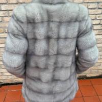 Pelliccia Visone Sapphire Grigio perla orizzontale
