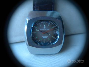 Laurens automatico anni 70 acciaio 7525 uomo
