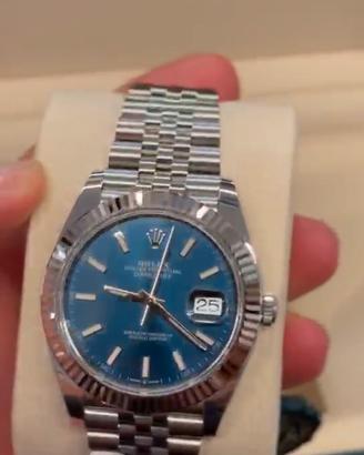 Rolex Datejust 41 mm 126334 blu nuovo
