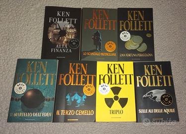 Lotto di 7 libri di Ken Follett