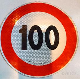 Adesivo velocità catarifrangente camion 100