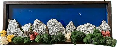 Quadro 3D : Alpi di notte