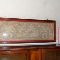 Quadro ricamato a mano