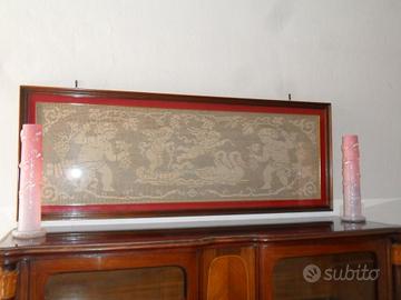 Quadro ricamato a mano