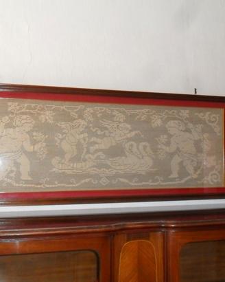 Quadro ricamato a mano