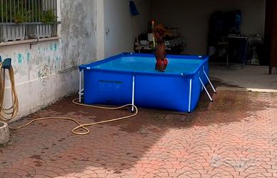 piscina con filtro a sabbia