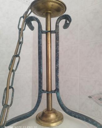lampadario arte povera 