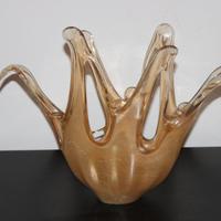 Vaso scultura in vetro di Murano 1960/1970
