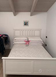 Letto HEMNES ikea  140x200 cm e materasso