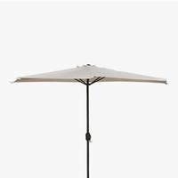 ombrellone mezzaluna con base 