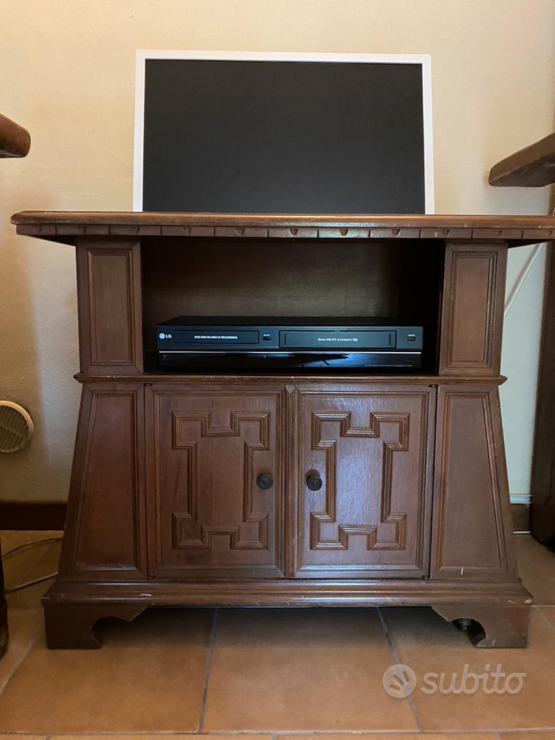 Mobiletto porta tv in legno anni '90 - Arredamento e Casalinghi In vendita  a Brescia