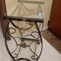 Tavolino in ferro battuto