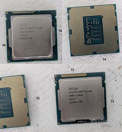 Processori CPU Intel Xeon penitum4  core 2 duo cel