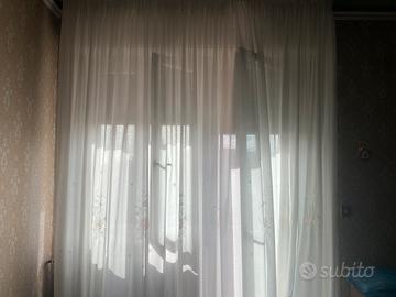 Tenda in cotone salone con disegno a fiori Urbania