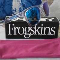 Oakley Frogskins crystal clear prizm sapphire